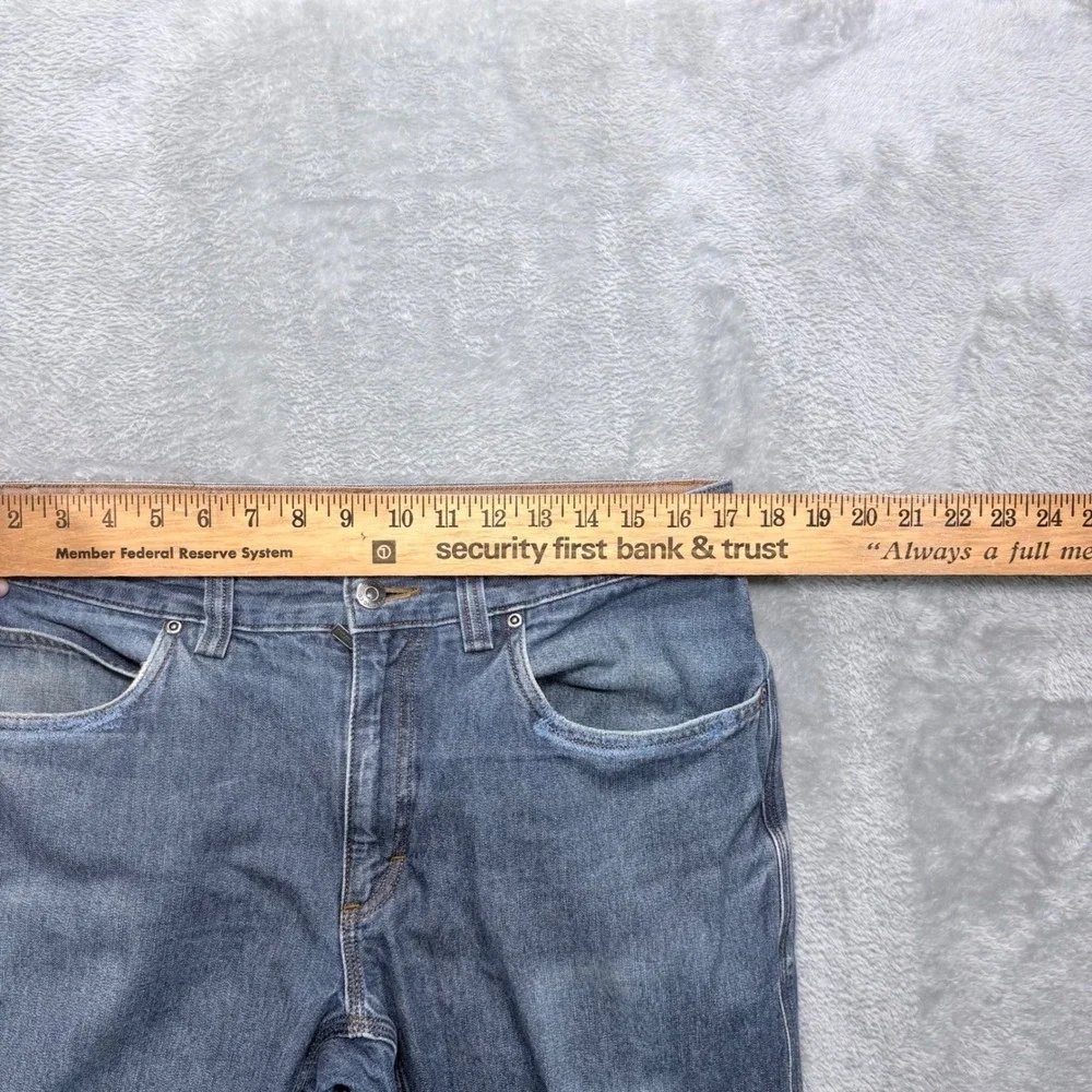 Duluth Trading Co Jeans Men 34x30 Blue Relaxed Straight Leg 100% Cotton Workwear